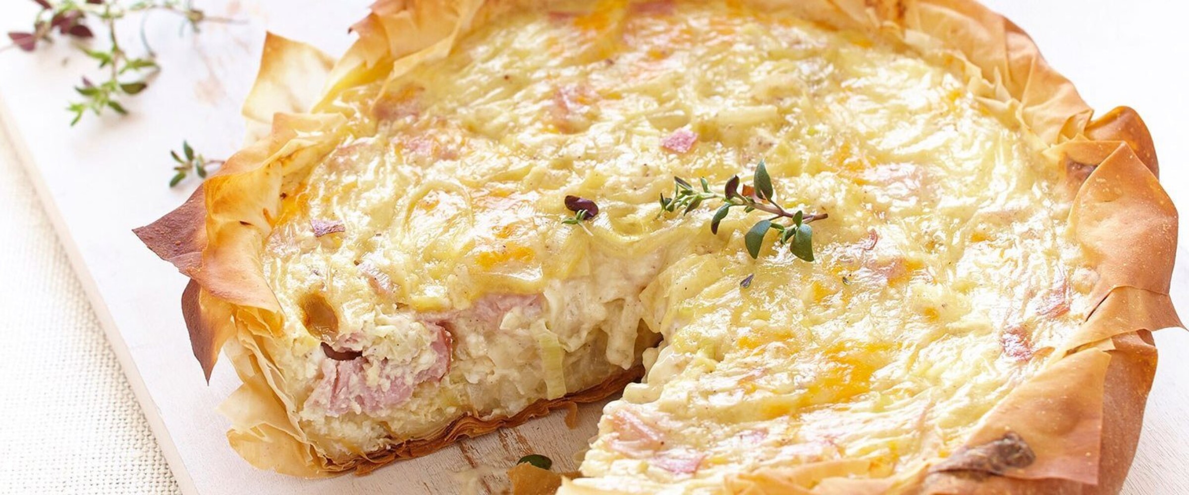 Ham and Onion Tart