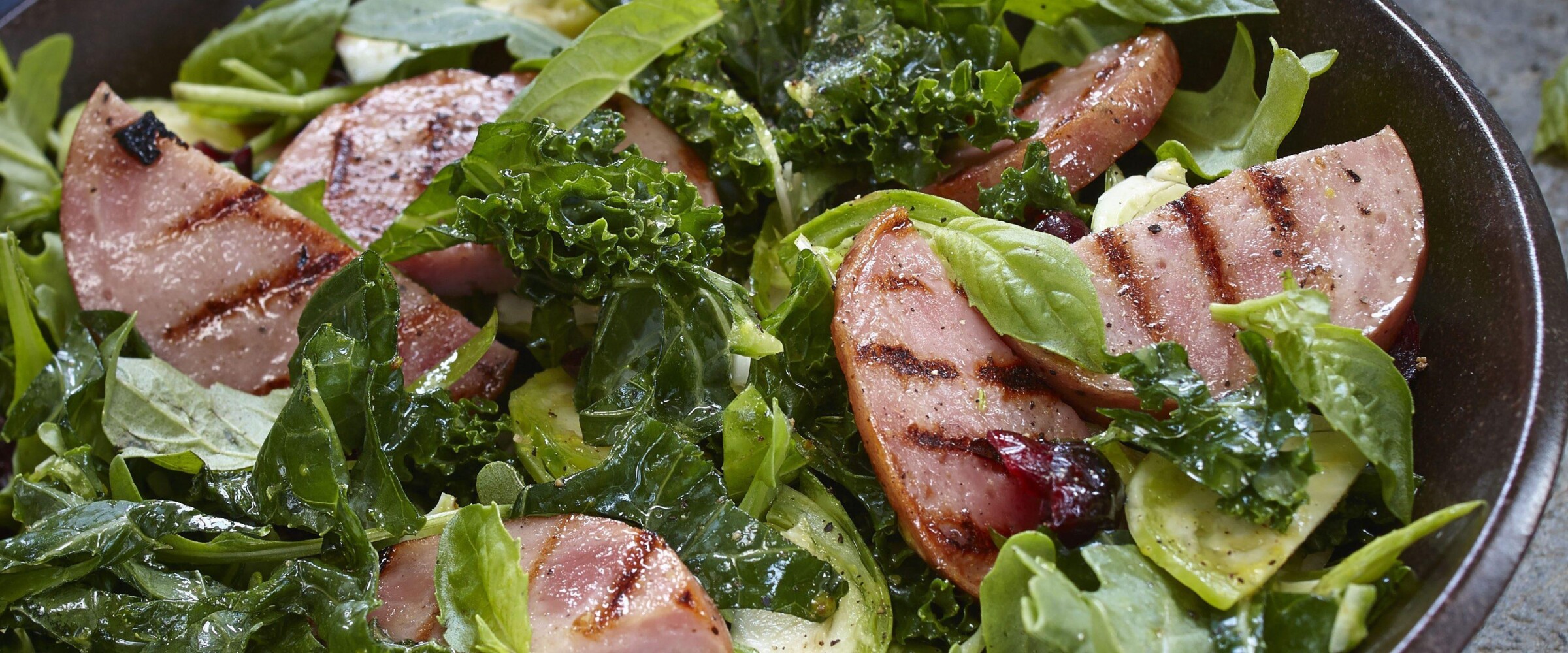 Kale and Kolbassa salad