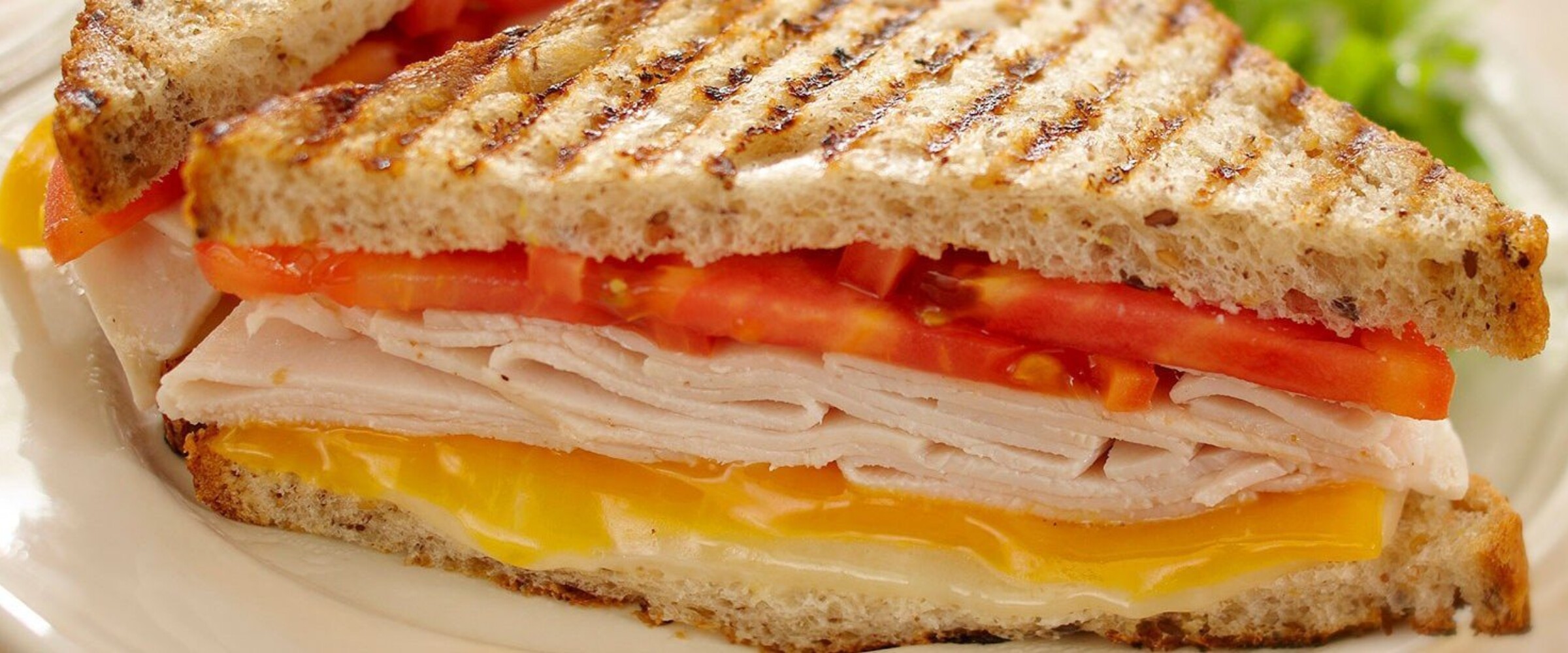 Grilled cheese with turkey