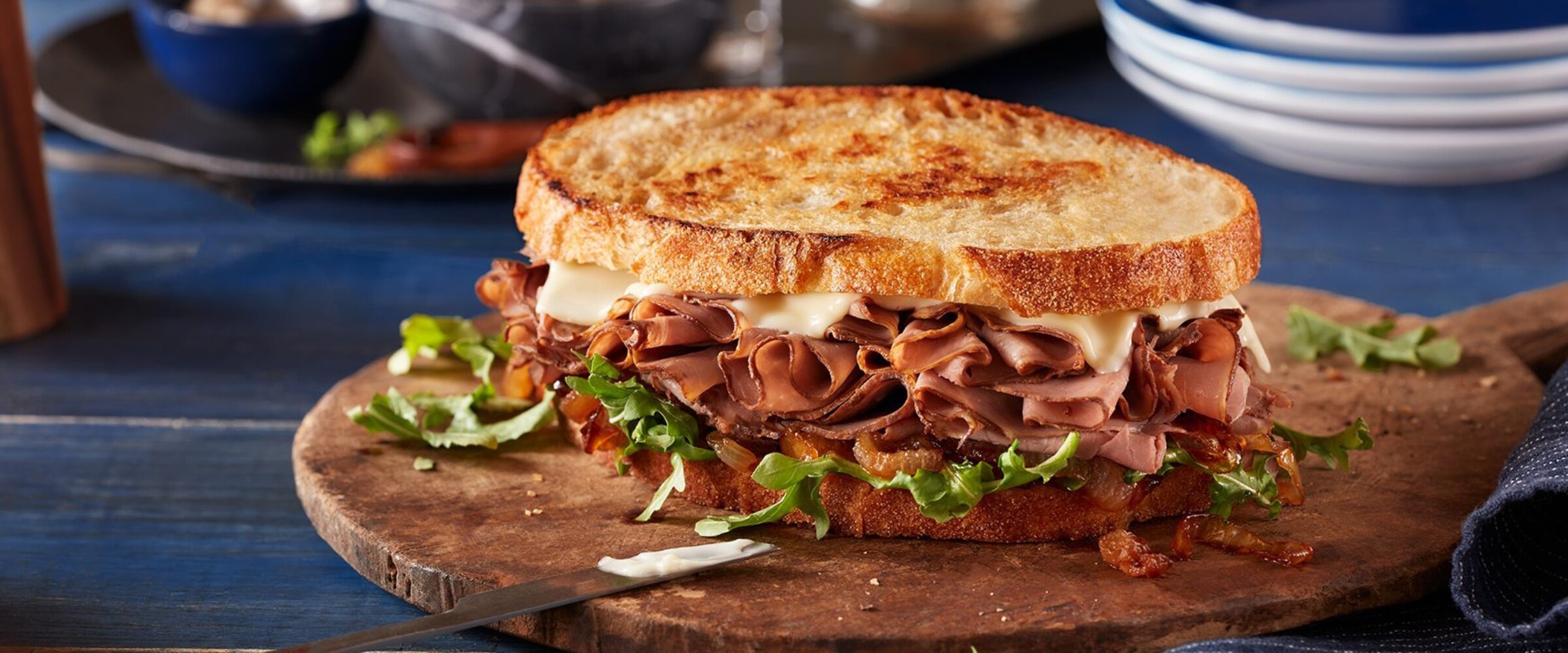 Grilled Roast Beef Sandwich