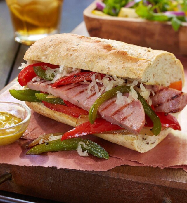 Grilled Kolbassa Sandwich