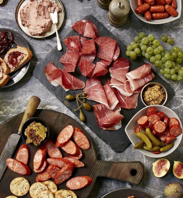 Charcuterie entertaining platter