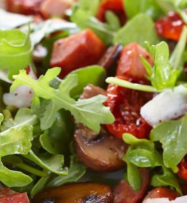 chorizo and roasted tomato salad