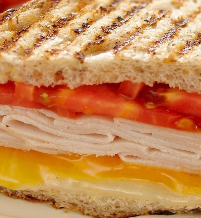 Grilled cheese with turkey