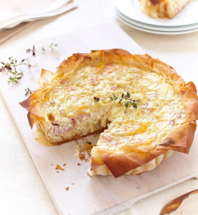 Ham and Onion Tart