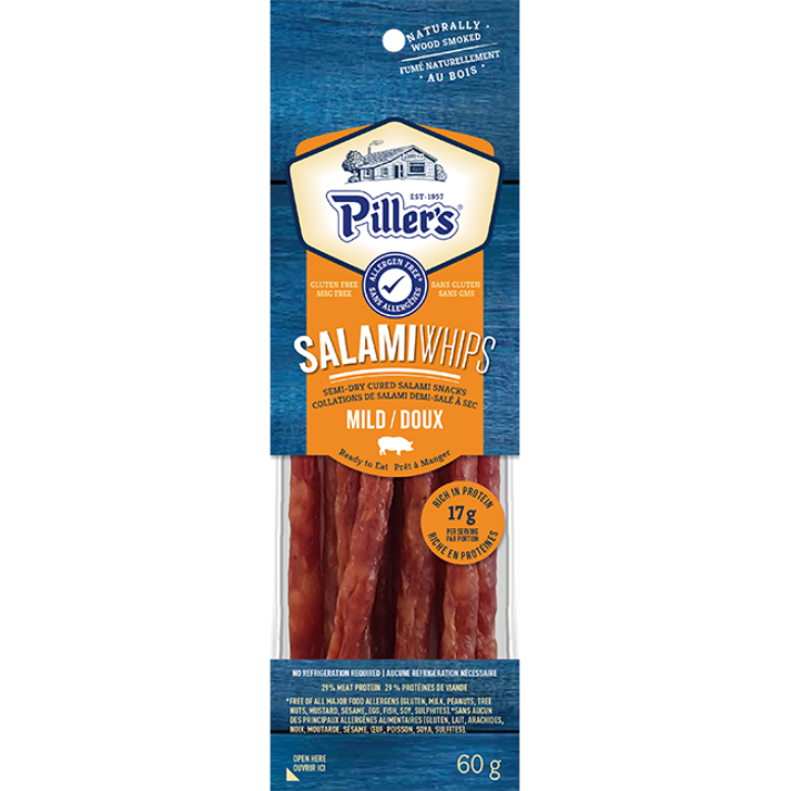 Mild Salami Whips Pillers