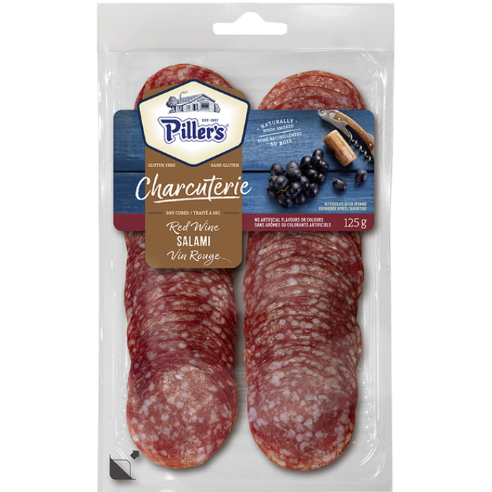 Red Wine Salami Pillers