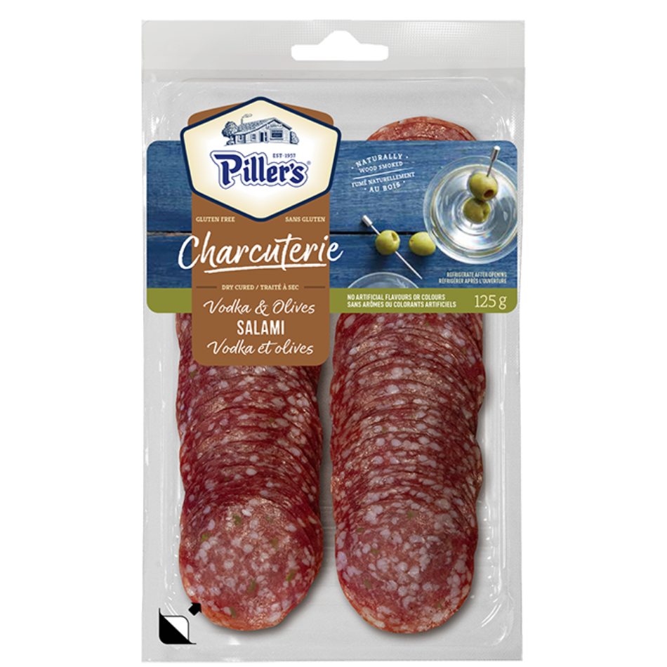 Vodka & Olives Salami Pillers