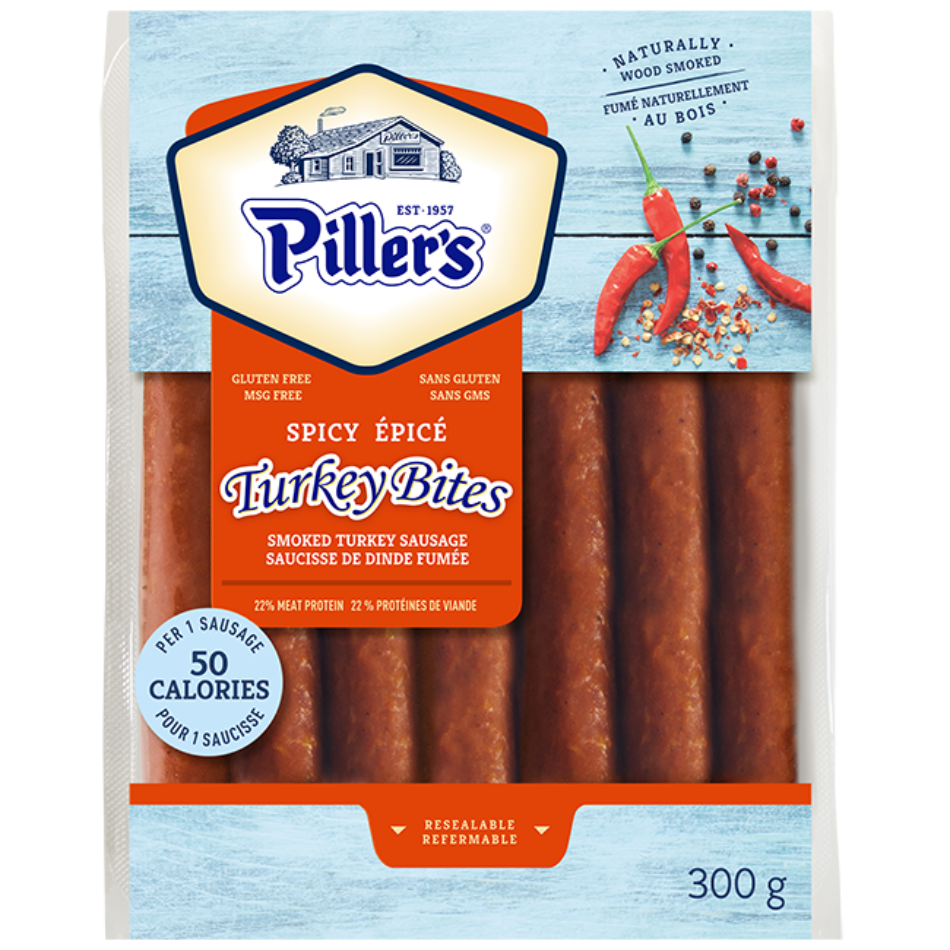 Piller's Turkey Bites Spicy 300g Pillers
